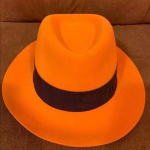 Maison Michel rabbit fur felt fedora hat